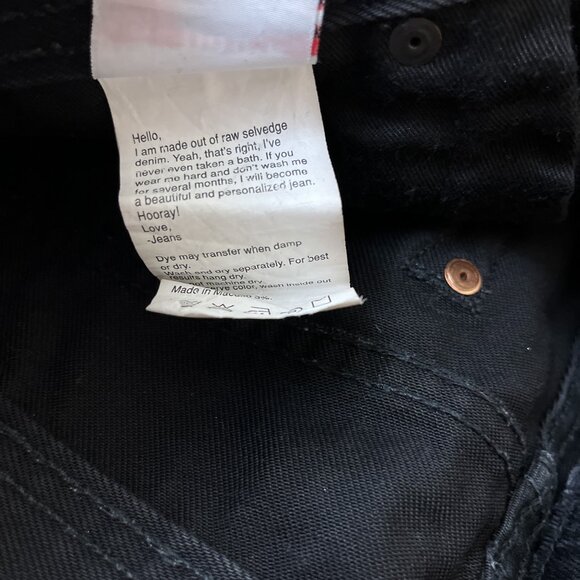 Unbranded UB155 Raw Selvedge Button Fly 12.5 oz Denim Jeans - Men's Size 30 X 33 - Picture 15 of 15